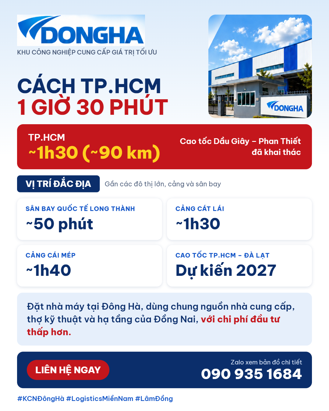 Cụm công nghiệp Đông Hà Lâm Đồng: Đặt nhà máy phía Nam 2026